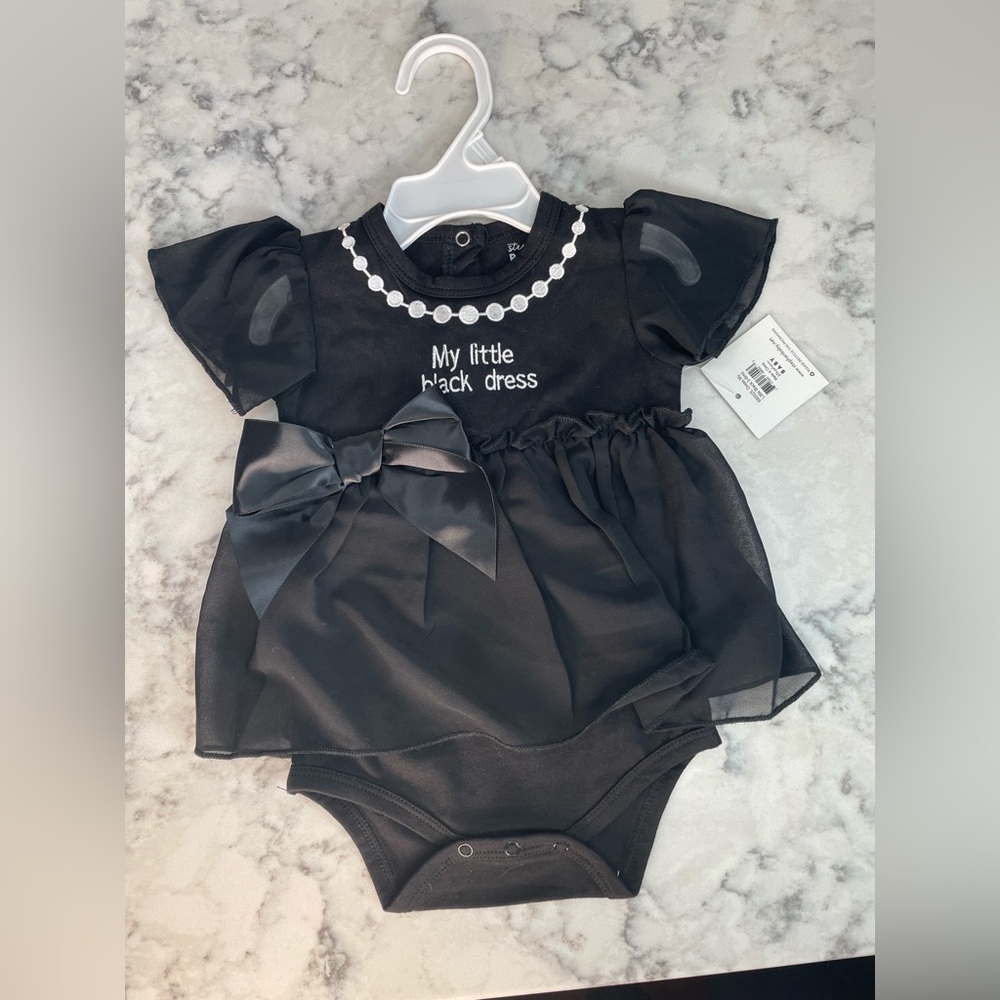 Baby’s first little black dress!